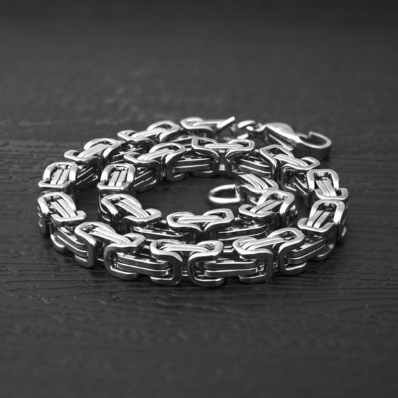 ✨ 8mm Cuba chain Figaro Stainless steel domineering bracelet, BL55590171 - Picture 4 of 7